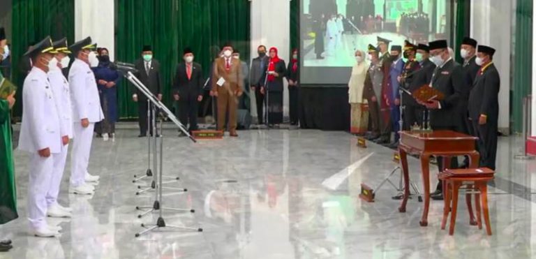 pelantikan bupati bandung terpilih